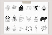 Farm love - premade logos set, a Branding & Logo Template by Alisovna (Thumbnail 8 of 12)
