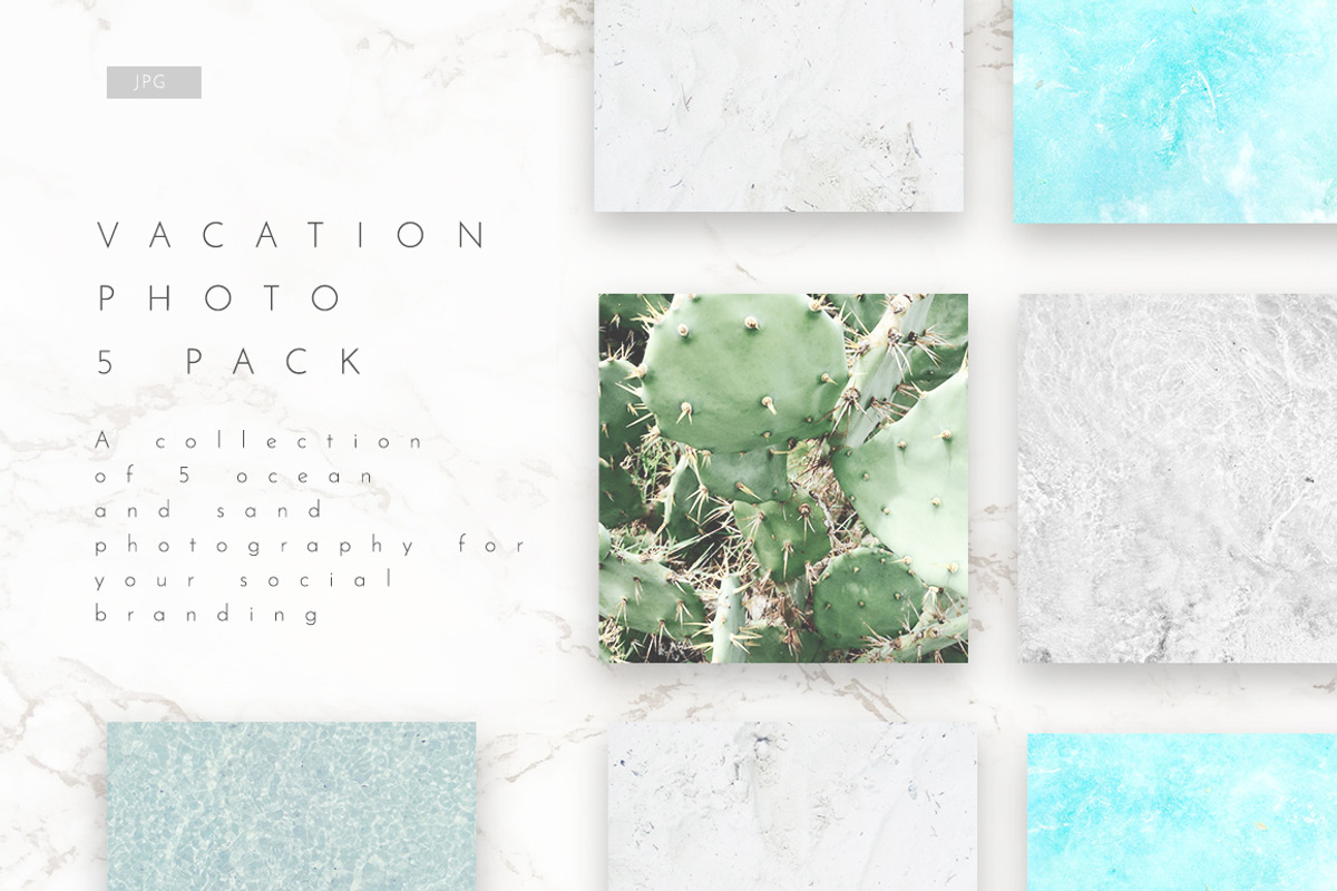 Vacation Social Media Photo 5 Pack, a Templates & Theme by Aloha Philly (Photo 2 of 7)