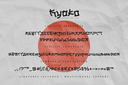 Kyoko, a Sans Serif Font by chekart (Thumbnail 10 of 10)