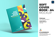 Softcover Book Mockup - A4, a Books & Magazine Mockup by Illusiongraphic (Thumbnail 1 of 22)