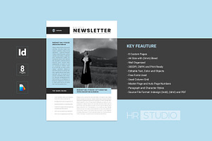 Newsletter Template Adobe InDesign