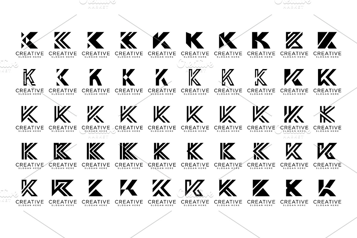 set of initials letter K a, a Branding & Logo Template by quadrazo