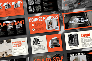 Bold Modern Slide Deck Template, a Presentation Template by Solana Creative Co.