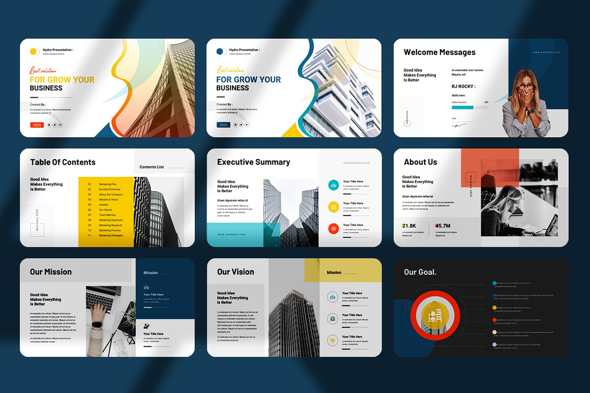 Business Solutions Presentation, a Presentation Template by Dream-Lab (Photo 2 of 5)