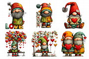 Valentines Gnome Clipart Bundle, an Illustration by Daily.Designs (Thumbnail 4 of 5)