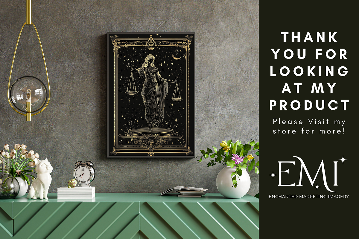GoldenSky Zodiac Star Sign Posters, a Background Graphic by NadiaTheronArt (Photo 5 of 5)
