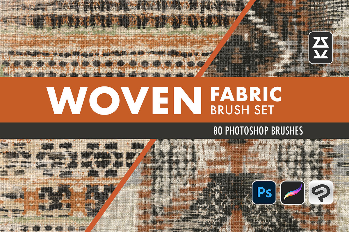 Woven Fabric Brush Set, a Brushes & More by Zsolt Kosa Art (Photo 1 of 6)