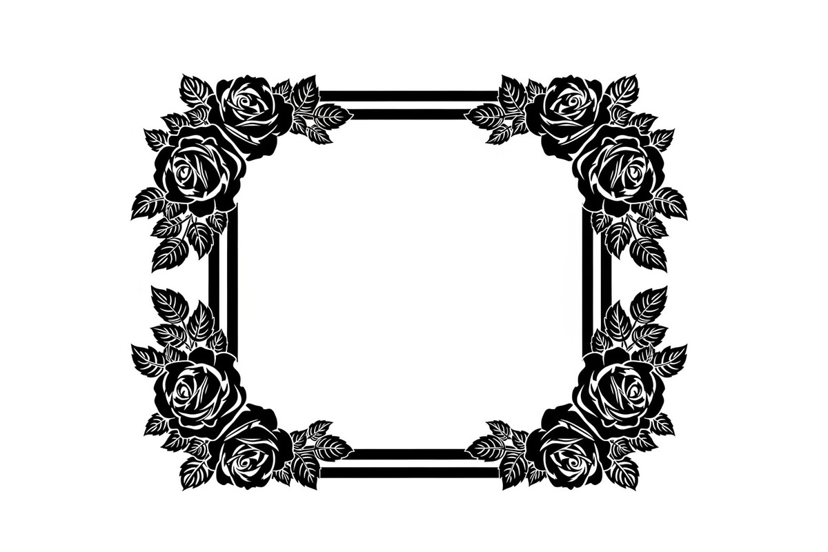 Floral Decorative Frame Vector Bundl, an Illustration by musafir_fashion (Photo 21 of 51)