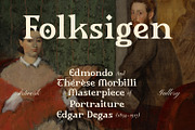Folksigen - Display Serif Font, a Serif Font by Matsero (Thumbnail 1 of 9)
