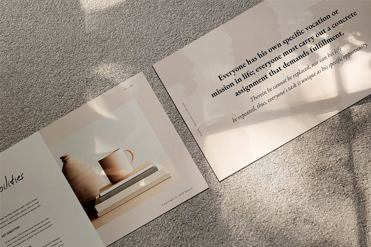 Karma Corporate Presentation, a Presentation Template by Blue Kite Creative (Photo 14 of 19)