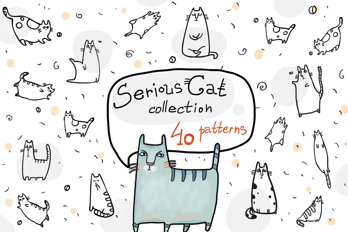BIG CAT BUNDLE - 16 products in 1, an Illustration by Zooza Art (Photo 12 of 17)