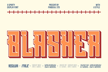 Blasher - Sport Baseball Font