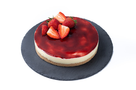 Slice of cheesecake with strawberries, a Food & Drink Photo by etorres69