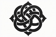 Celtic Knot Tattoo Silhouette Set, an Illustration by BIPLOB EXPERT (Thumbnail 9 of 9)