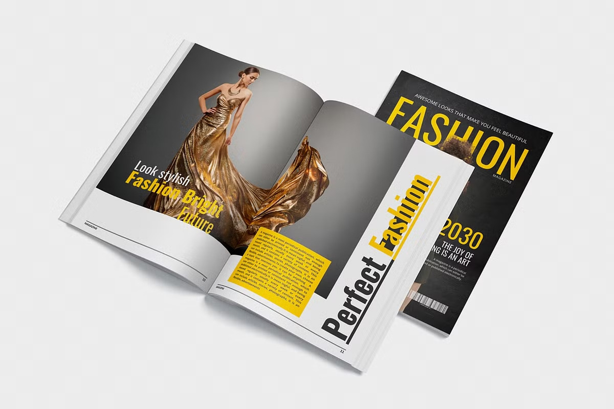5 In 1 Fashion Magazine Canva Bundle preview 3