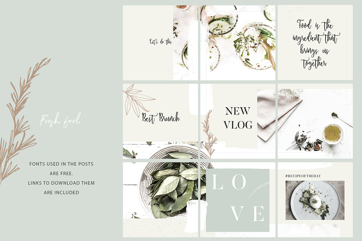 Instagram Puzzle Posts - 3 Themes, a Social Media Template by Youandigraphics (Photo 12 of 16)