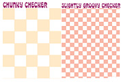 Checkered Patterns - trippy patterns, a Background Graphic by Dear Darling Design (Thumbnail 8 of 17)
