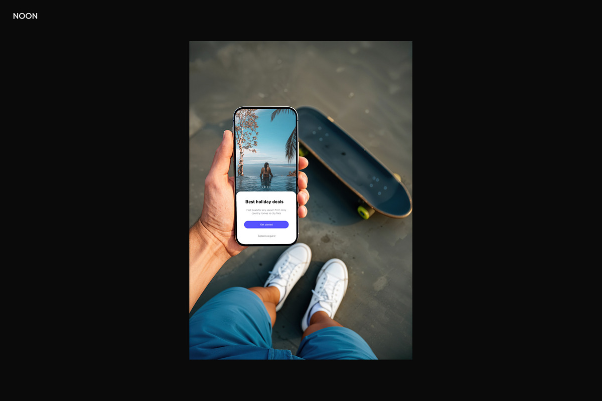 Sport & Lifestyle Mobile App Mockup, an iPhone Mockup by Oday Noon (Photo 12 of 12)