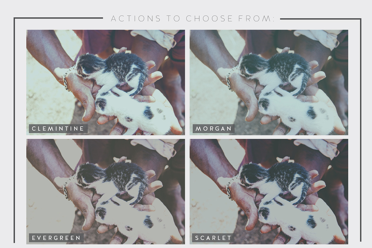 VINTAGE MATTE PHOTOSHOP ACTIONS preview 2
