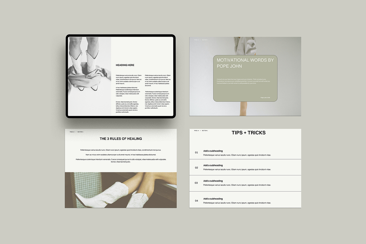 Zoe | Canva E-Book Template, a Presentation Template by Alana Designed (Photo 4 of 10)