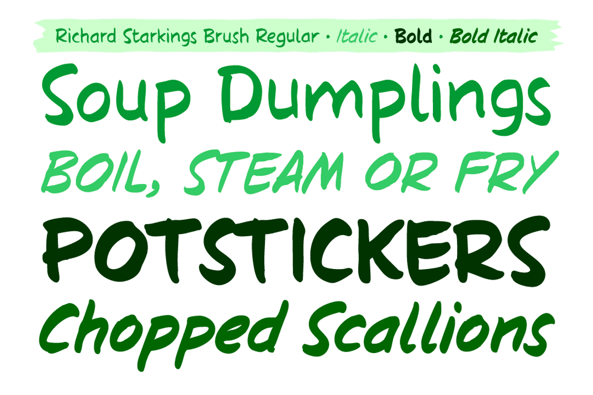 Richard Starkings Brush, a Font by Comicraft Fonts (Photo 2 of 8)