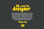 Wylon A Fun Display Font, a Handwritten Font by Tera Asset Garage (Thumbnail 5 of 9)