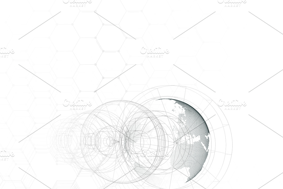 Futuristic high tech backgrounds, a Decorative Illustration by VectorShop (Photo 6 of 10)