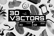3D V3CTORS - 60 Vector Shapes, an Object Graphic by assetpro.design (Thumbnail 1 of 13)