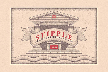 Stipple Seamless Brushes Kit