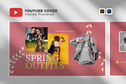 Spring Fashion YouTube Thumbnail, a Social Media Template by hekenostudio (Thumbnail 1 of 4)