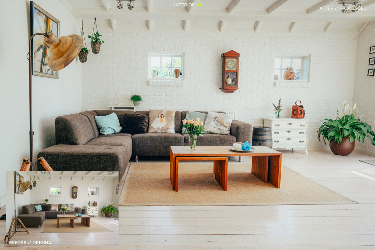 8 Clean Interior Lightroom Presets preview 4