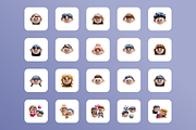 3D People Head Illustration, an Object Graphic by Illustrava (Thumbnail 2 of 7)