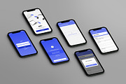 Isometric Phone Mockups, an iPhone Mockup by velvetmade.designs (Thumbnail 12 of 17)