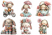 Whimsical Easter Bunny Clipart, an Illustration by Daily.Designs (Thumbnail 5 of 8)