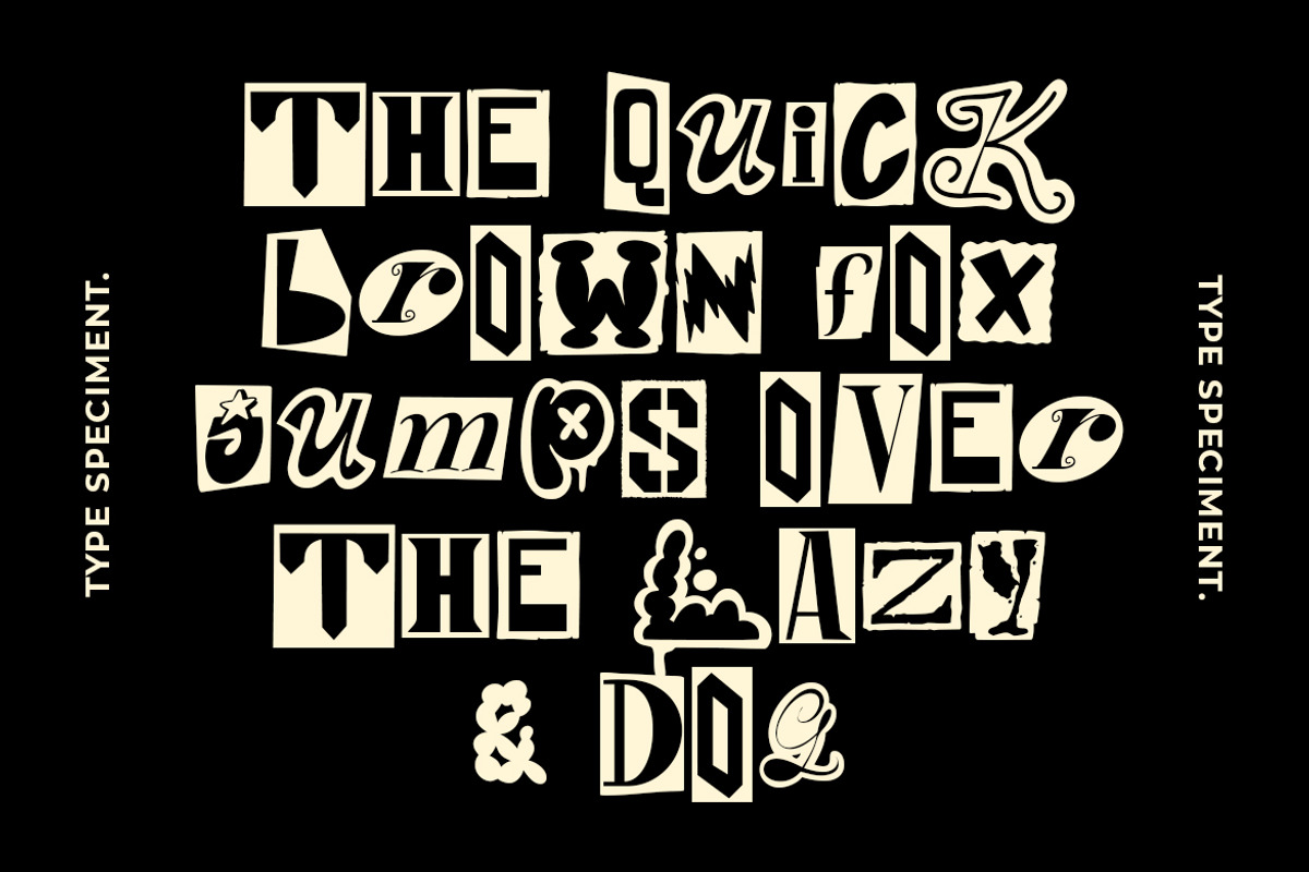 GF Kombo - Blocky Display Font, a Handwritten Font by GroovyFontCo (Photo 3 of 7)