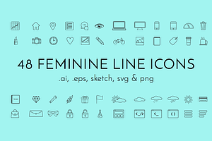 Femicon - Line Icon Pack