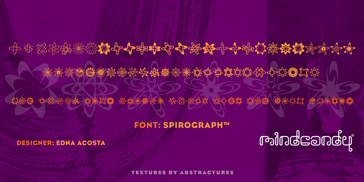 Spirograf™, a Symbol Font by MINDCANDY