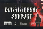 Metal Soup Blackletter Typeface, a Blackletter Font by alit design (Thumbnail 11 of 20)