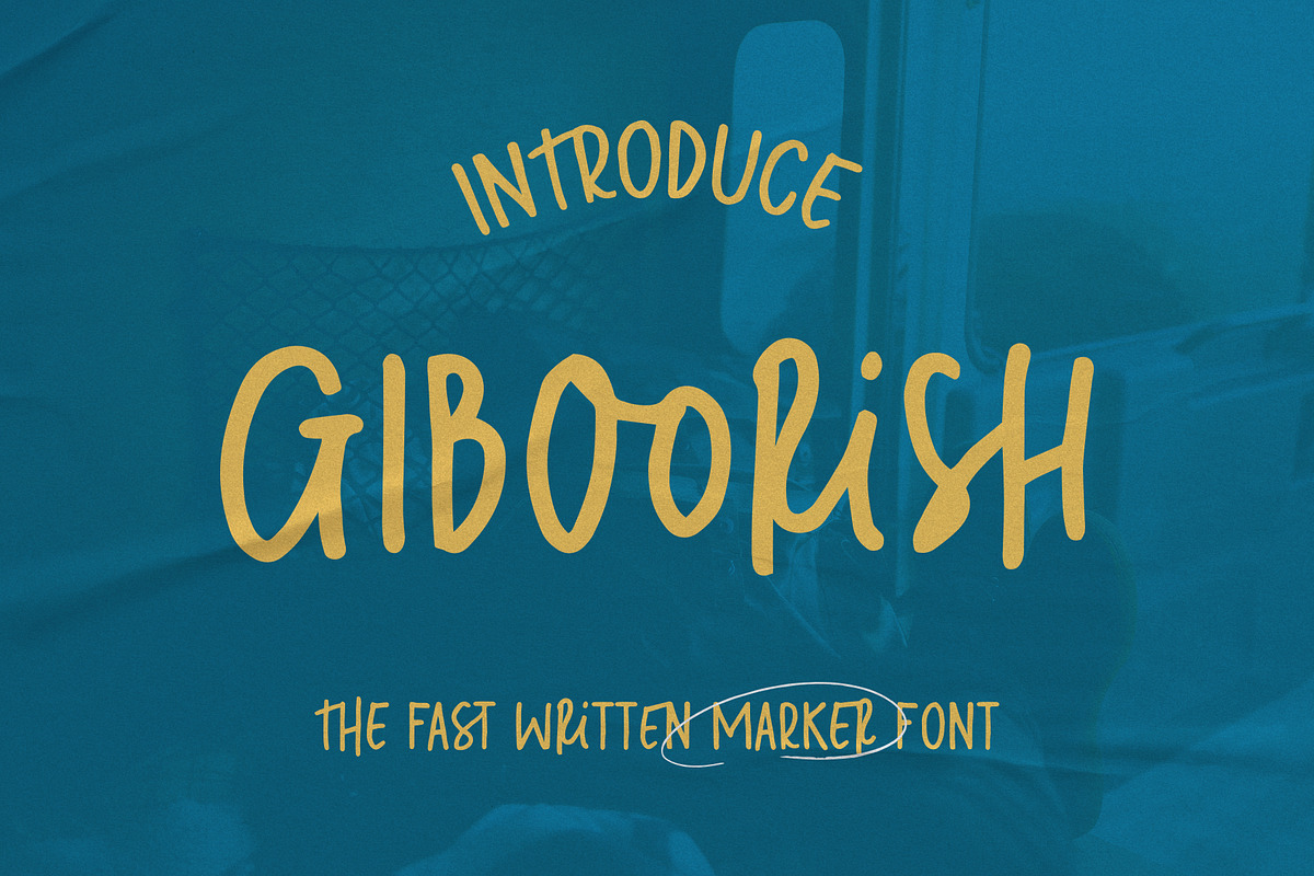 Giboorish | Handwritten Marker, a Font by Nowpe Studio (Photo 1 of 5)