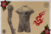 Procreate - Japanese tattoo, a Brush Add-On by Studio.Valhalla (Thumbnail 8 of 10)