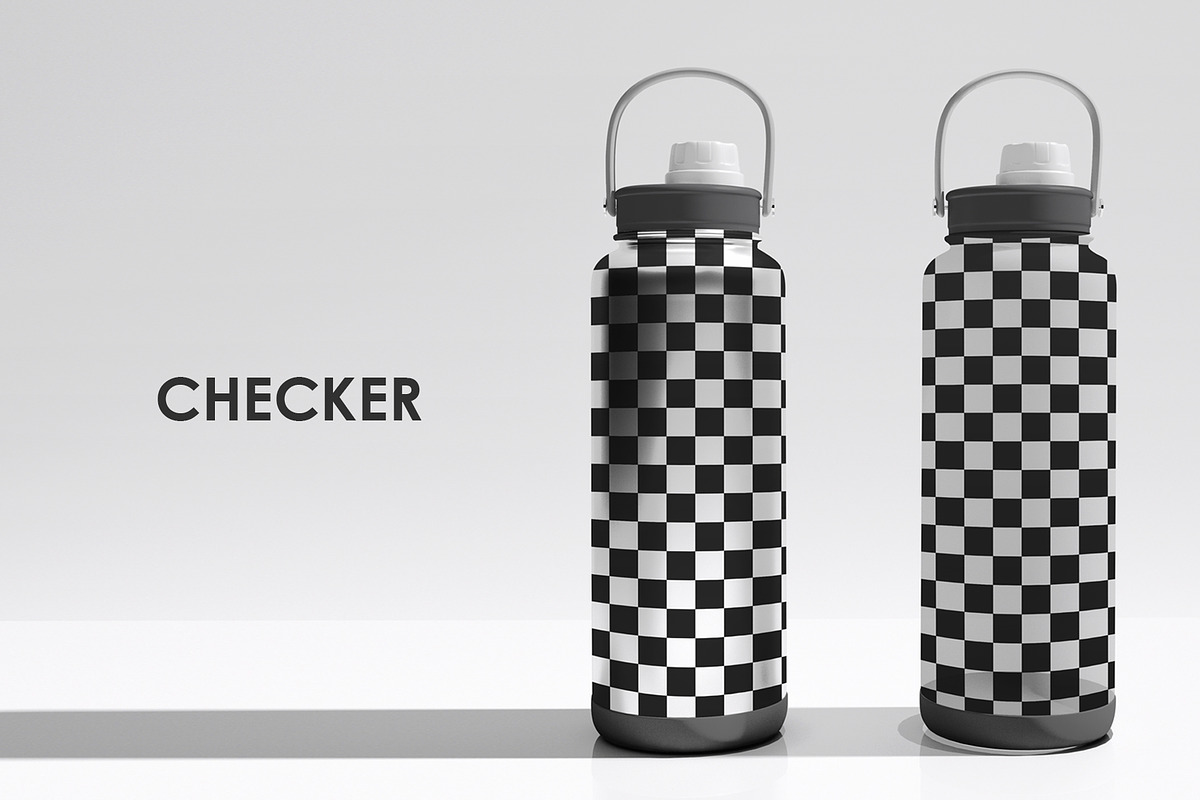 Sport Water Bottle Mockup Set, a Cups & Container Mockup by Mirachma Project (Photo 3 of 8)