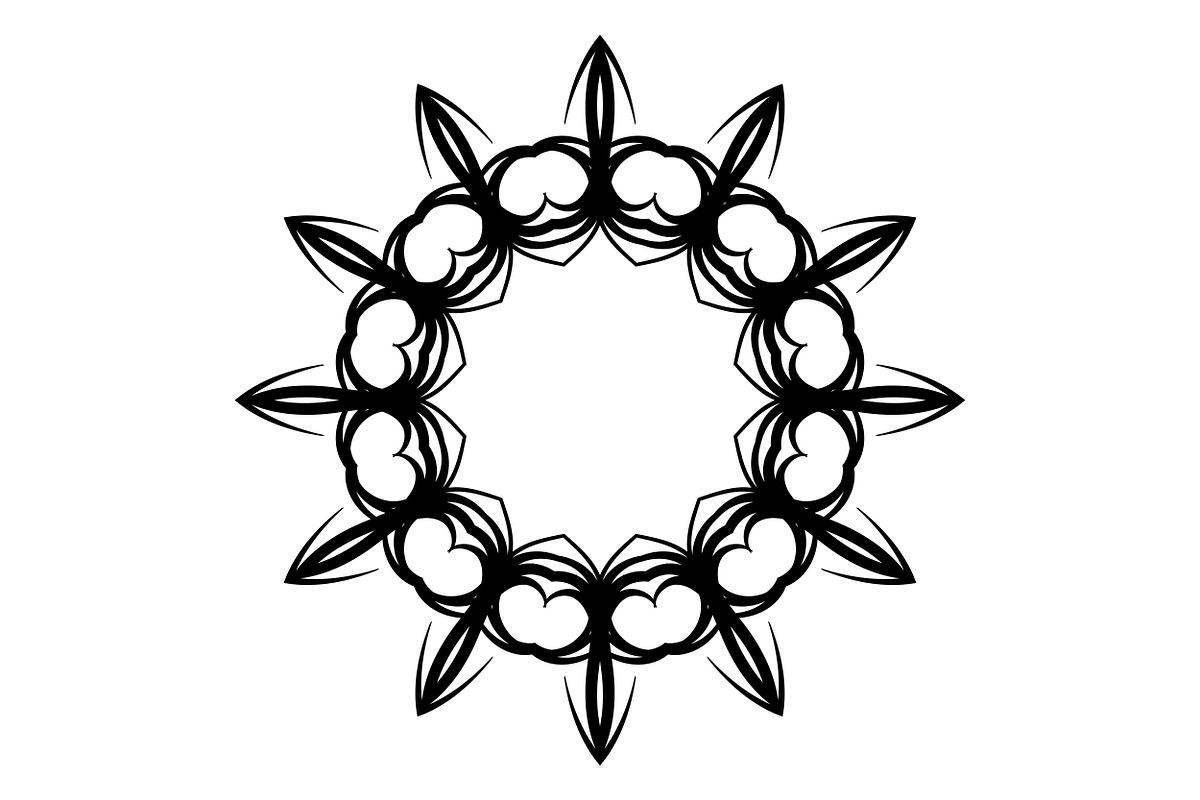 Artistic Mandala Vector Collection, a Decorative Illustration by NJ Himel (Photo 40 of 101)
