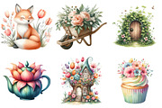 Watercolor Spring Clipart, an Illustration by DreamPrint404 (Thumbnail 6 of 7)
