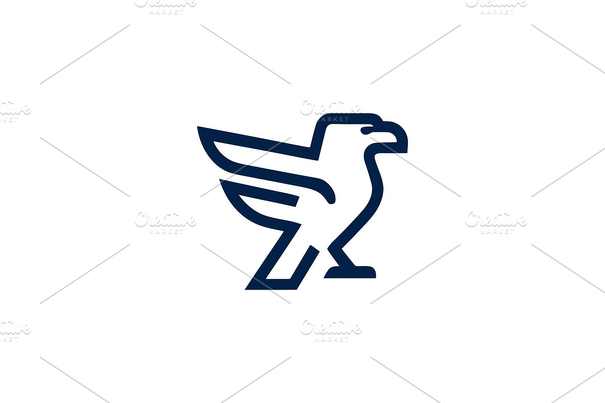 Eagle logo illustration, a Branding & Logo Template by Vectorium Studio