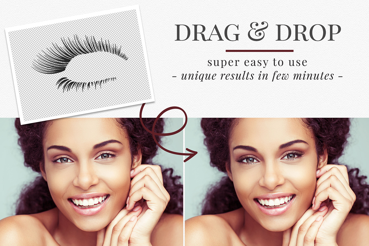 Diva Lashes photo overlays preview 4