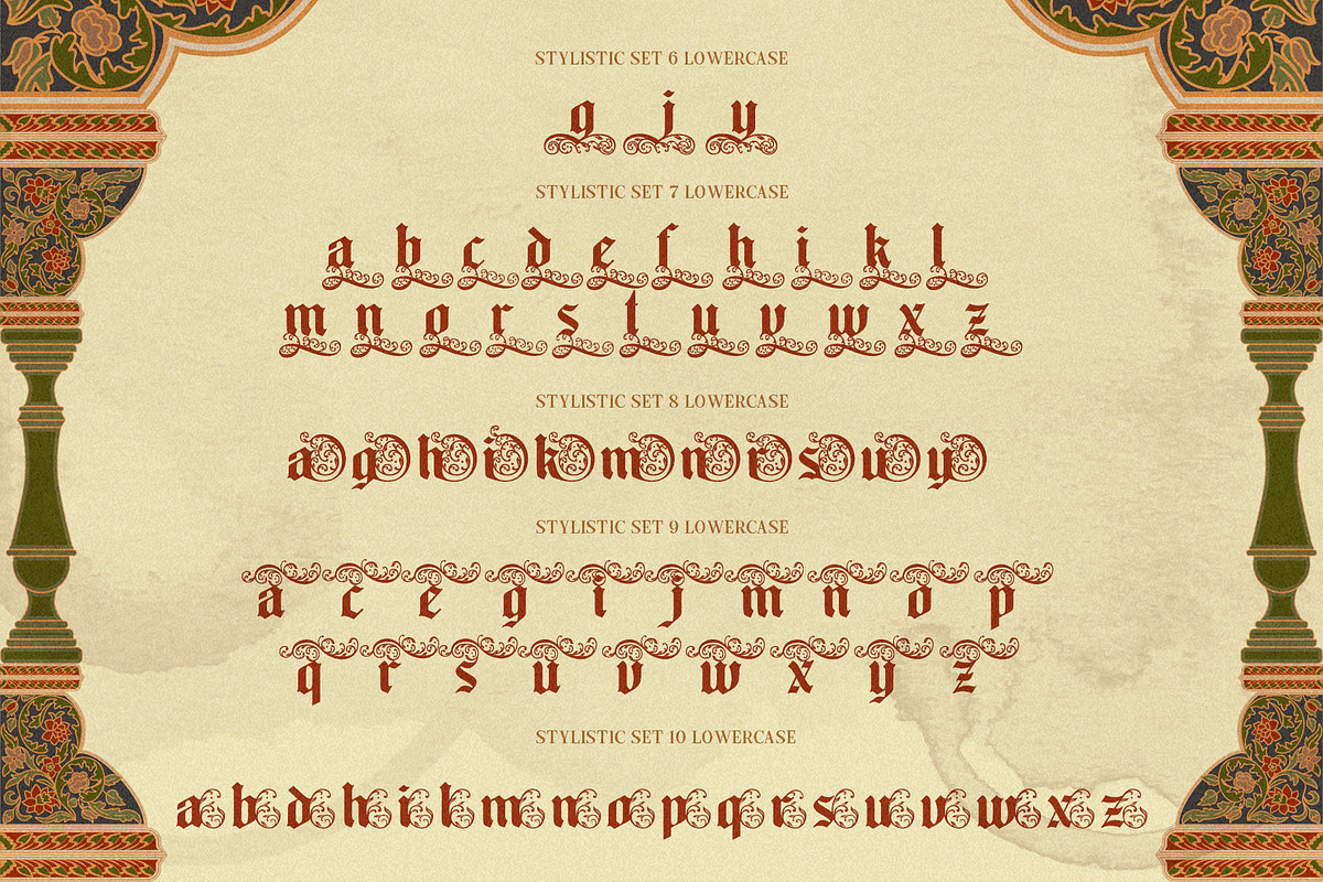 Old Master Typeface, a Blackletter Font by alit design (Photo 13 of 17)