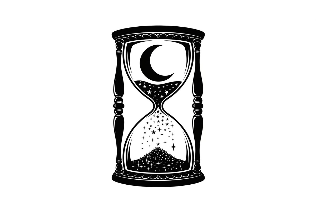Moon Hourglass Design Bundle, an Illustration by jahid234 (Photo 5 of 31)