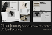 Client Journey Document Template, a Presentation Template by Atelier Contour (Thumbnail 1 of 6)