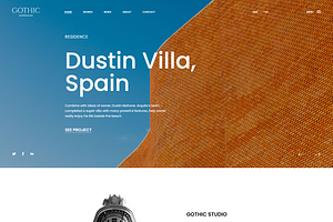 Architecture HTML5 Template - Gothic