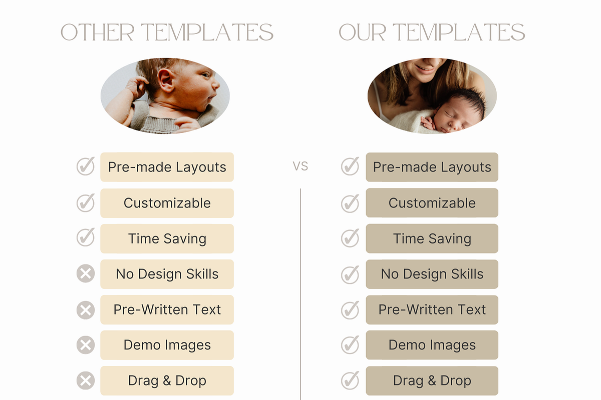 CLASSIC Newborn Photography Template, a Magazine Template by Signature Edits (Photo 6 of 11)